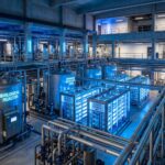 Impianto tecnologico avanzato per la depurazione e filtrazione delle acque reflue.