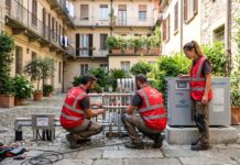 Tapping Earth and Air: ENEA Tests Hybrid Geothermal Systems to Decarbonize European Buildings Installazione sperimentale di impianto a pompa di calore ibrida geotermica e ad aria